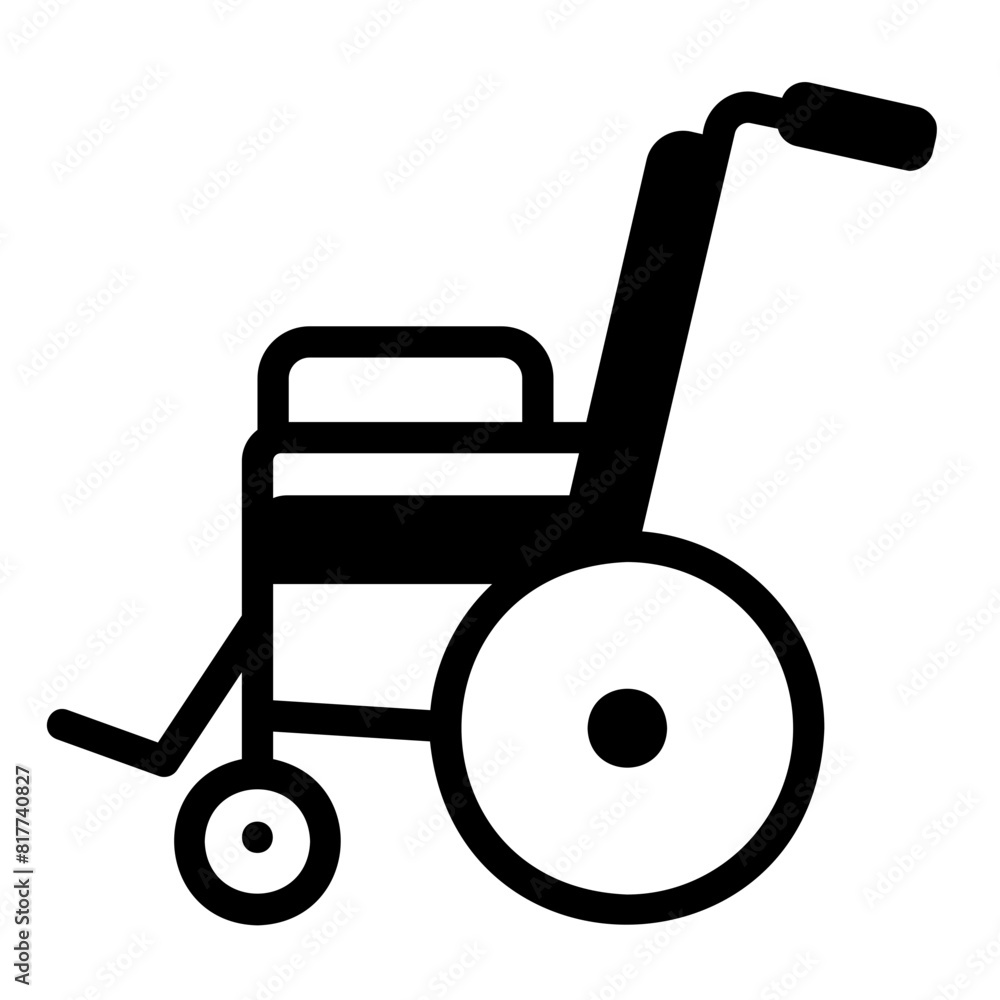 wheelchair glyph icon wheelchair glyph icon