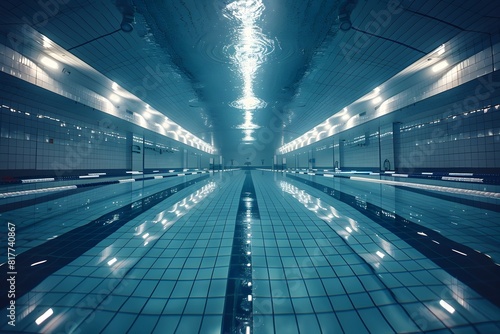 olympic swimming pool underwater photo