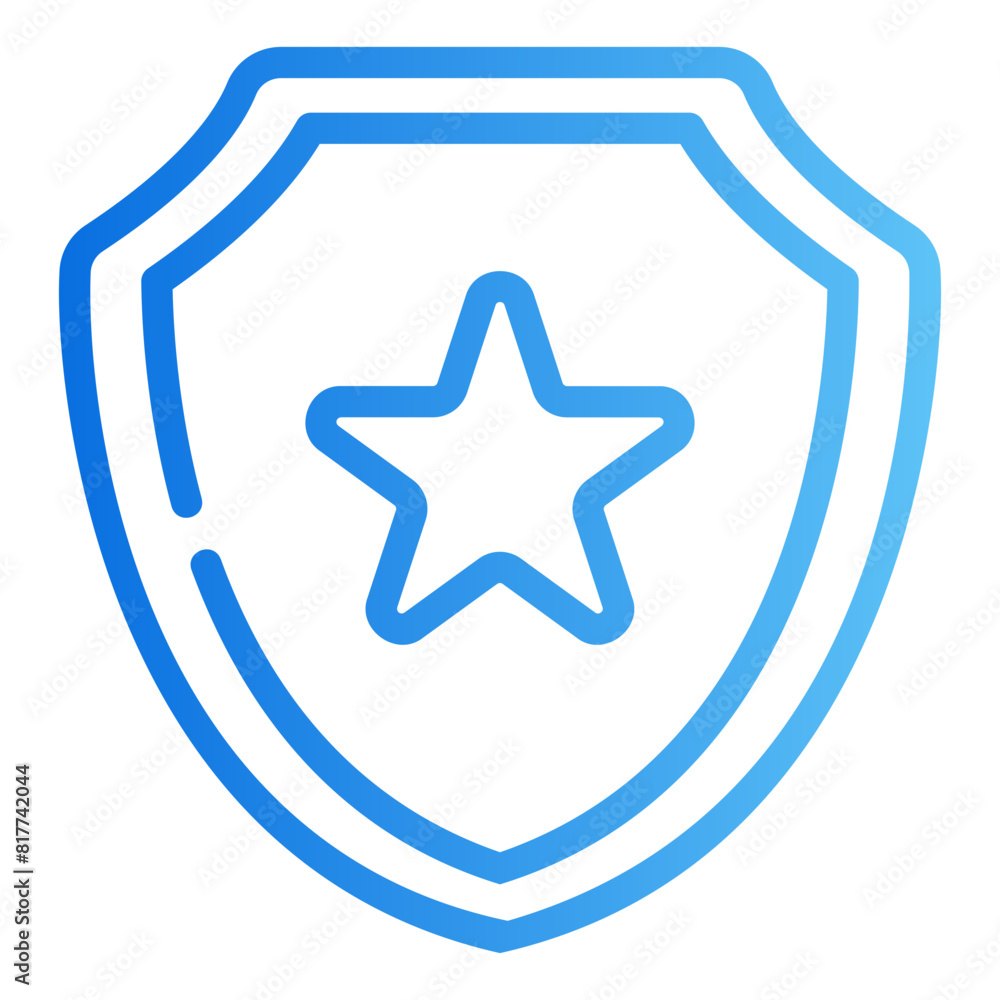 shield gradient icon shield gradient icon
