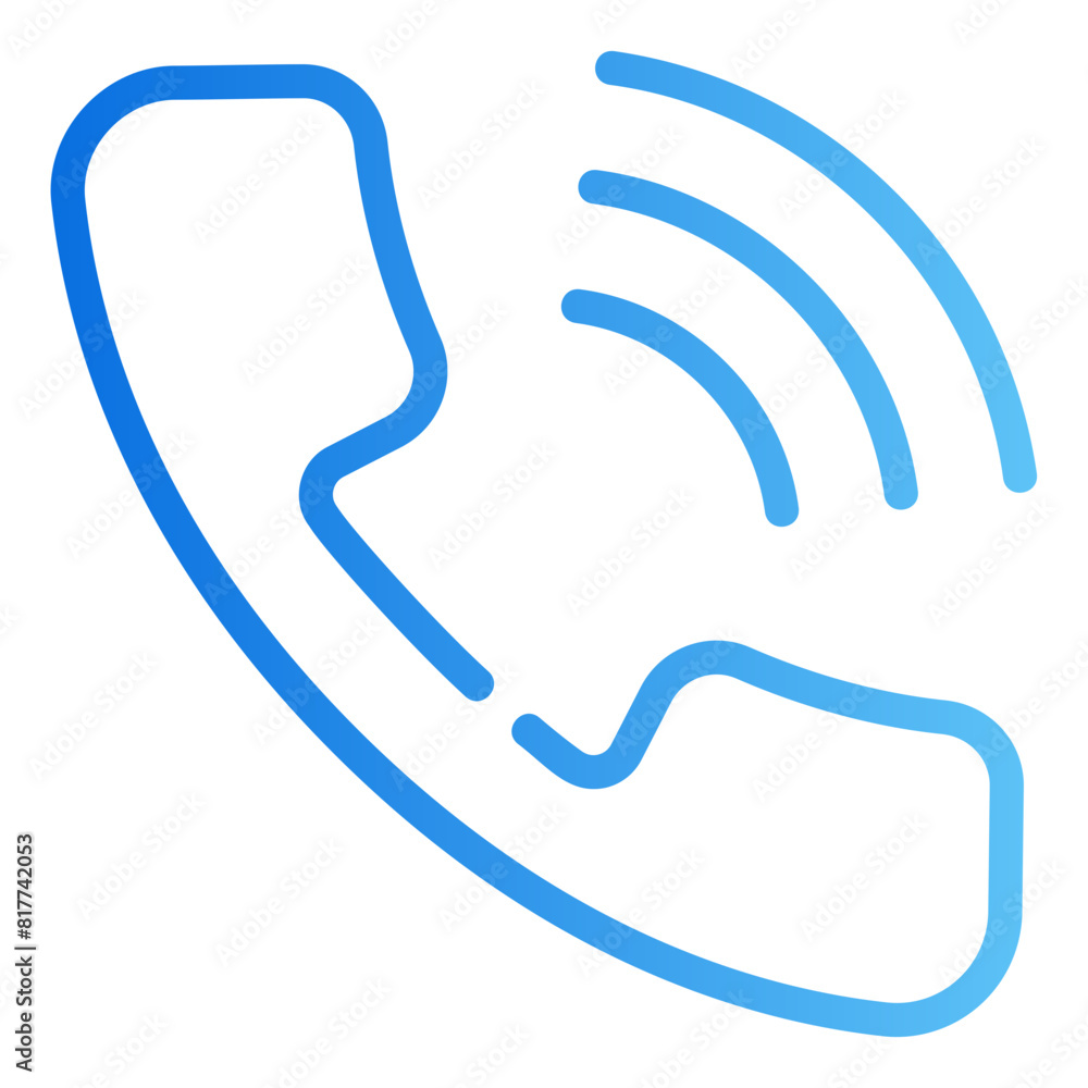 phone call gradient icon
