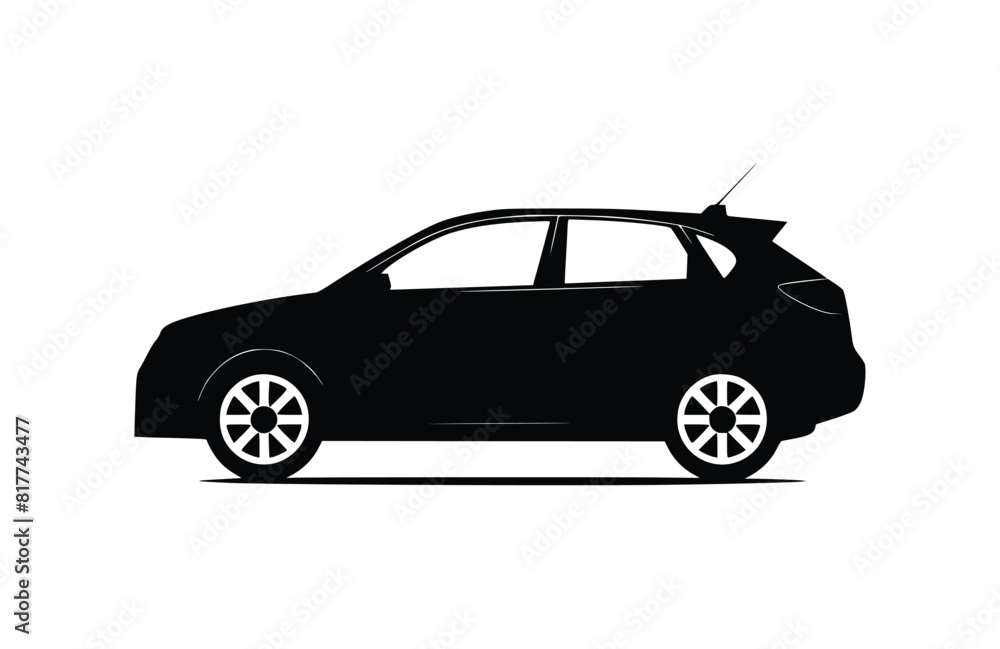 Automobile icon flat vector illustration. Automobile icon flat vector illustration.