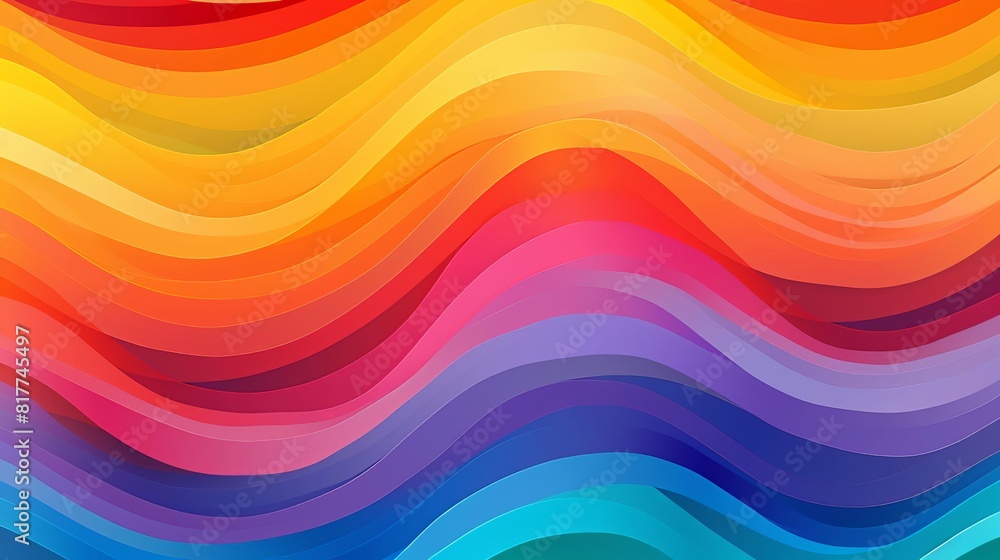 Pride Month with rainbow patterns Pride Month with rainbow patterns