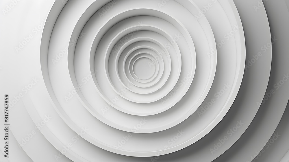 A white circular object against a black background A white circular object against a black background