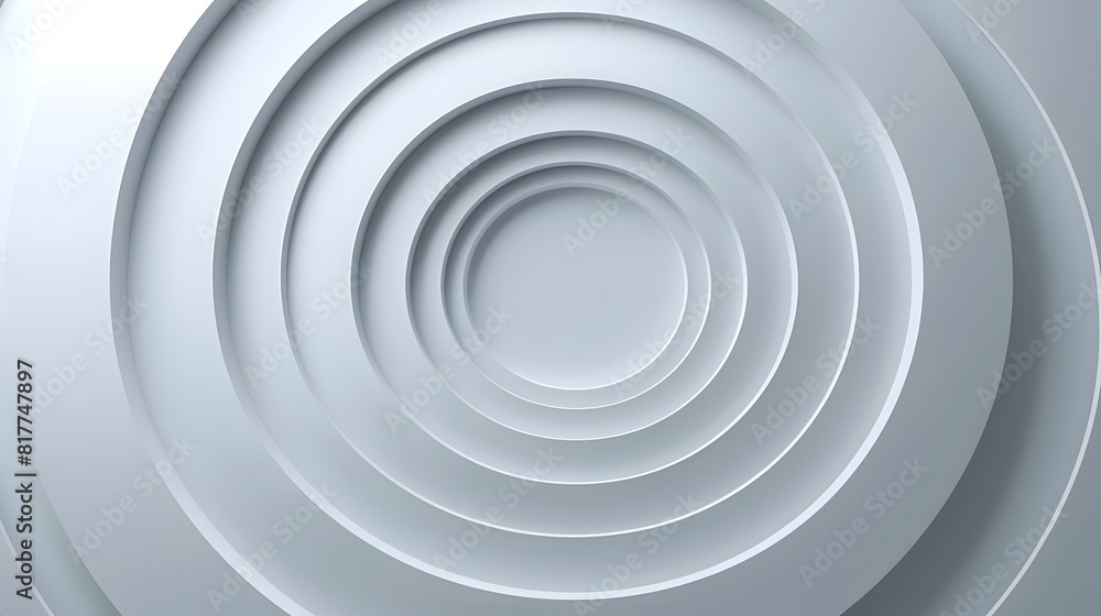 Obraz premium A white sphere against a black backdrop