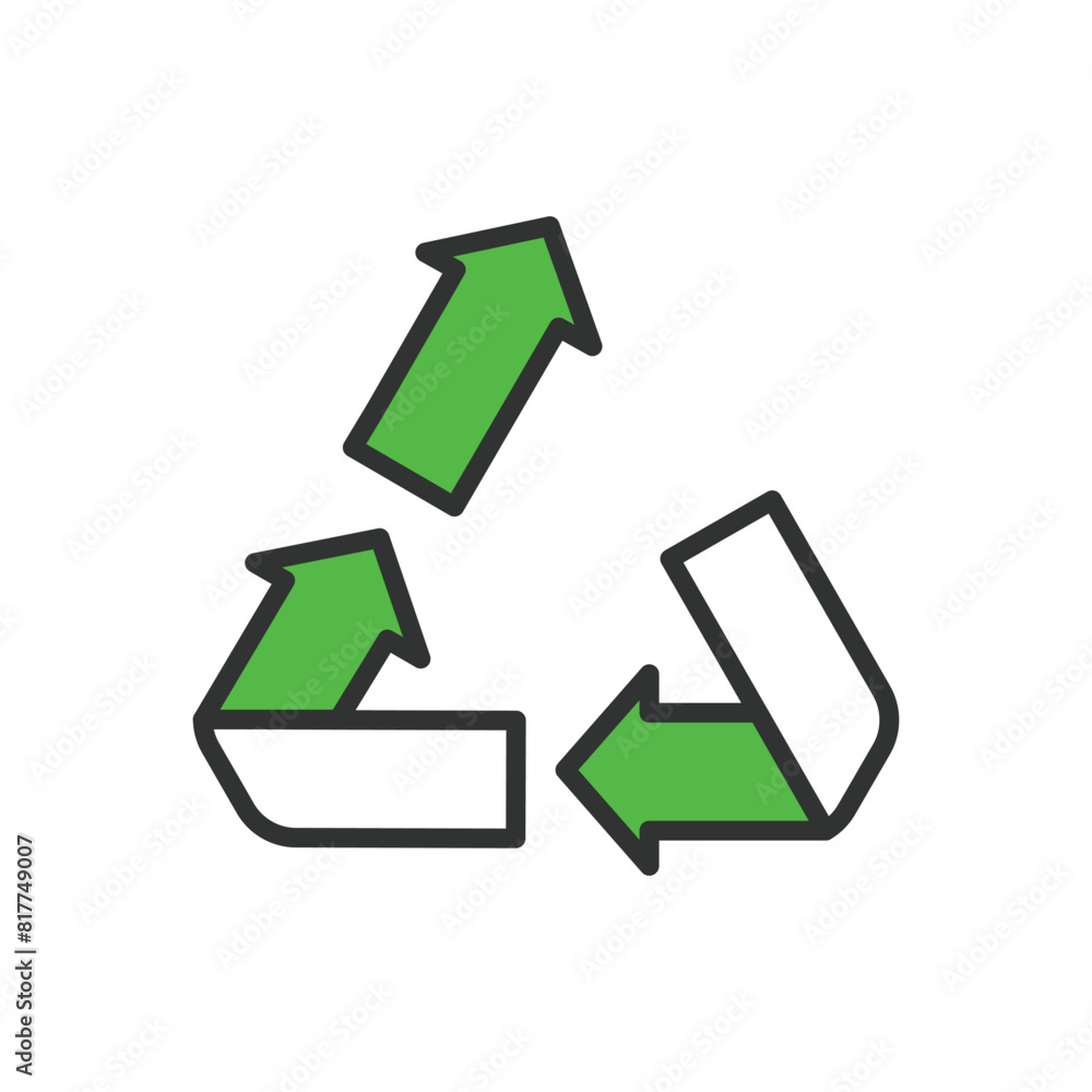 Upcycle sign, in line design, green. Upcycle, sign, recycle, eco, sustainability, green, reuse on white background vector. Upcycle sign editable stroke icon. Upcycle sign, in line design, green. Upcycle, sign, recycle, eco, sustainability, green, reuse on white background vector. Upcycle sign editable stroke icon.