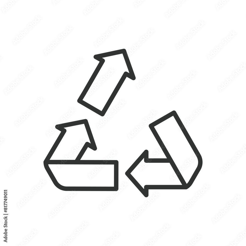 Upcycle sign, in line design. Upcycle, sign, recycle, eco, sustainability, green, reuse on white background vector. Upcycle sign editable stroke icon. Upcycle sign, in line design. Upcycle, sign, recycle, eco, sustainability, green, reuse on white background vector. Upcycle sign editable stroke icon.