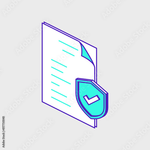 Healthcare isometric vector icon illustration