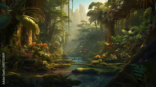 Tropical Climate of the Jungle UHD Wallpaper photo