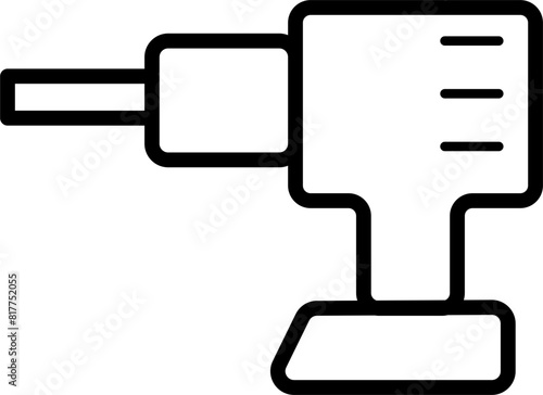 Drill outline vector