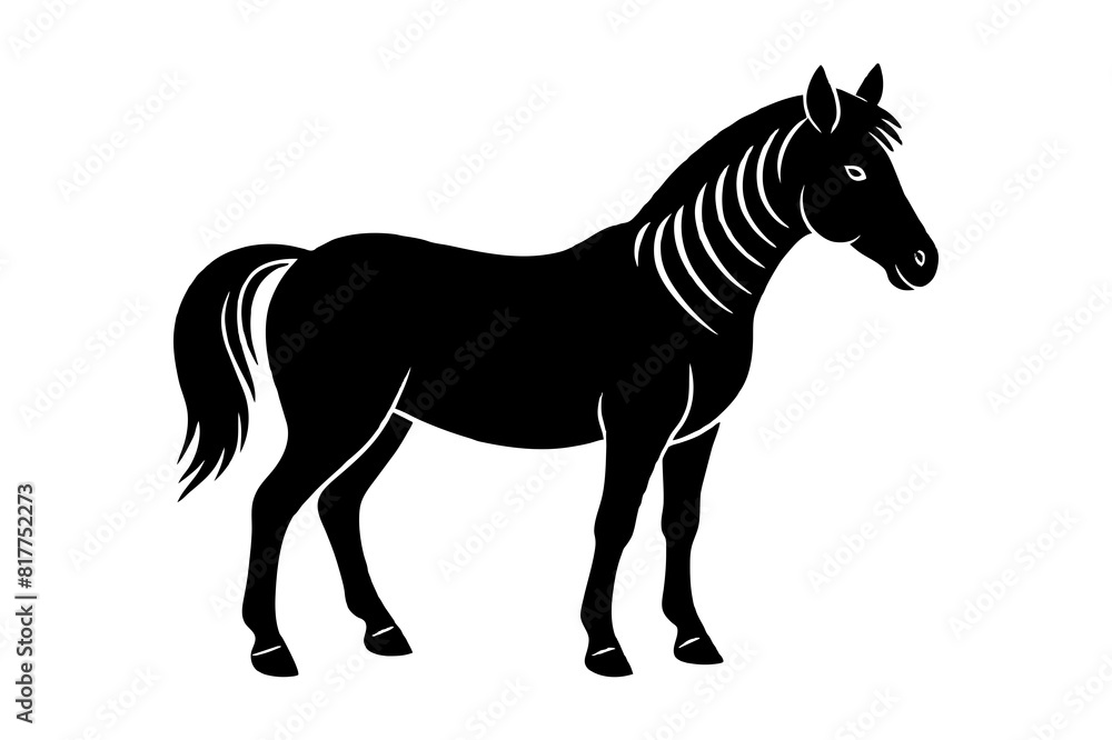horse vector silhouette illustration horse vector silhouette illustration