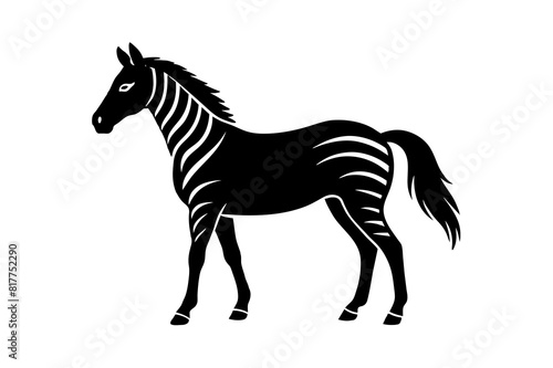 horse vector silhouette illustration