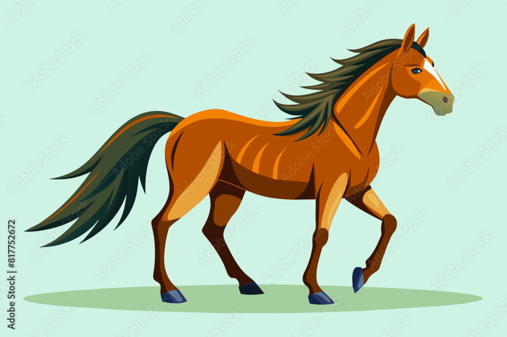 horse cartoon vector illustration horse cartoon vector illustration