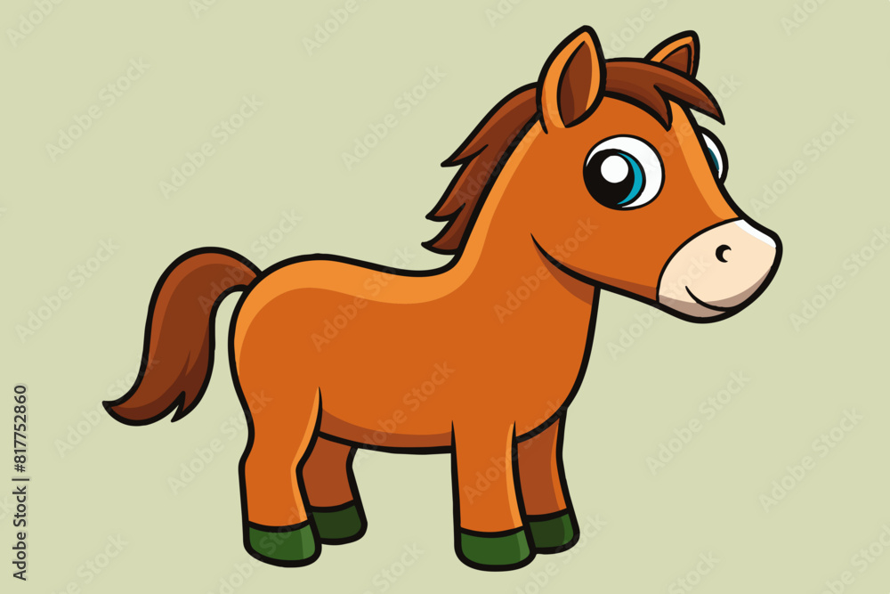 horse cartoon vector illustration horse cartoon vector illustration