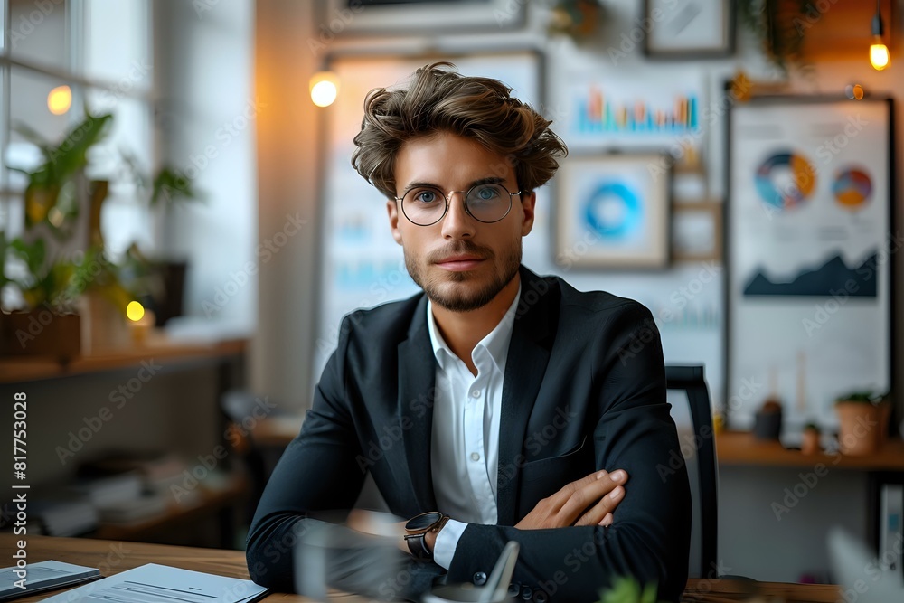 Fototapeta premium CFO in the Accounting Industry: Embodying Financial Planning and Strategic Decision-Making