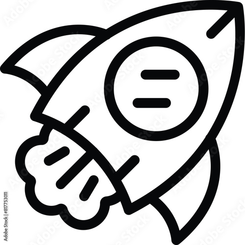 Performance coach icon outline vector. Personal growth trainer. Self skills improvement