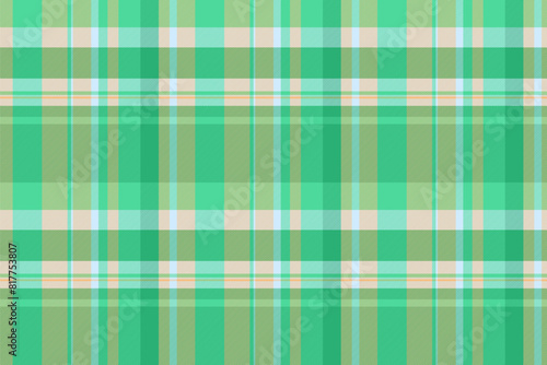 Texture check textile of seamless vector pattern with a fabric plaid tartan background.