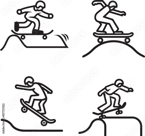 Skateboard Trick Icons