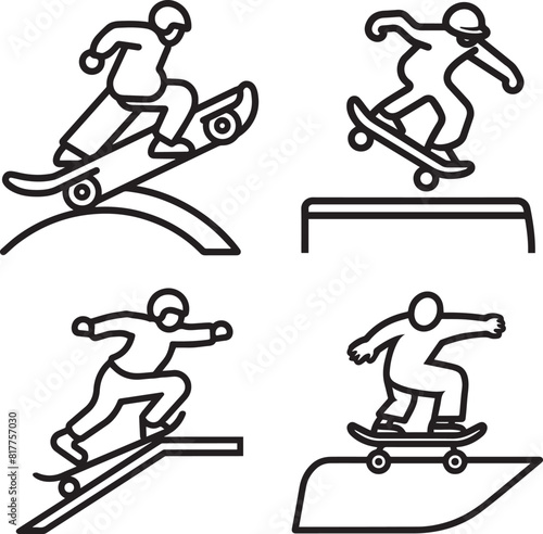 Skateboard Trick Icons