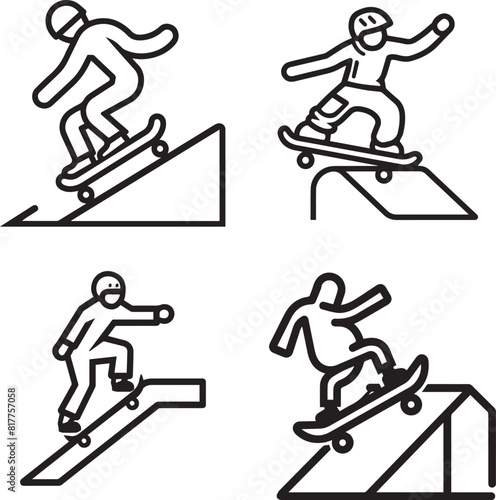 Skateboard Trick Icons