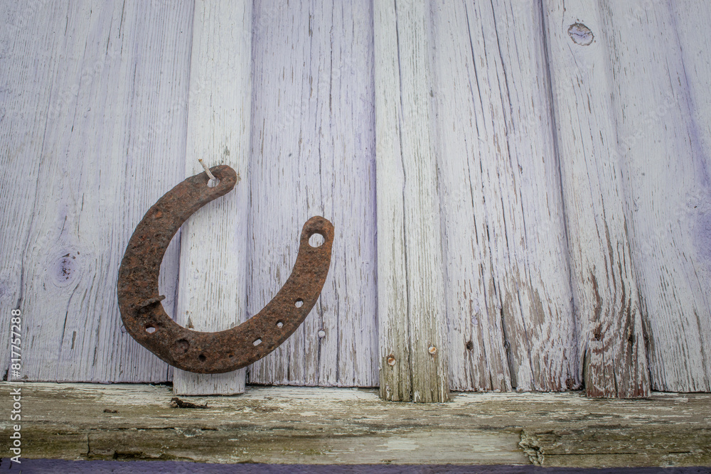 Old rusty horseshoe Old rusty horseshoe