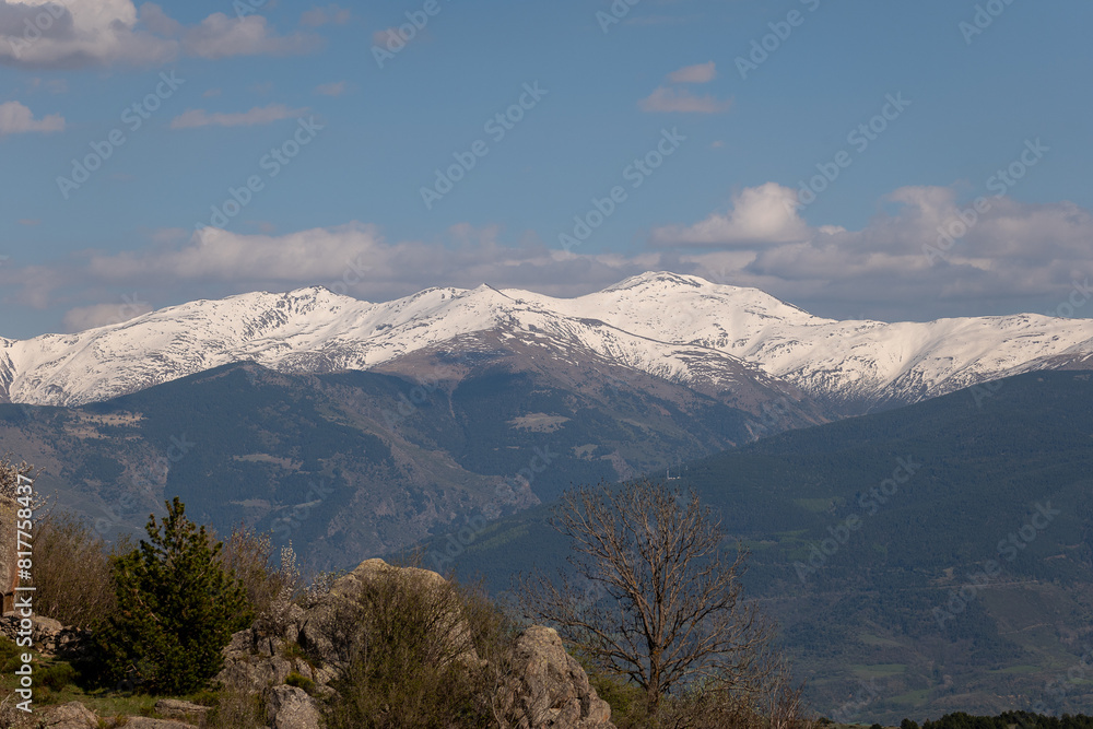 landscape with snow landscape with snow