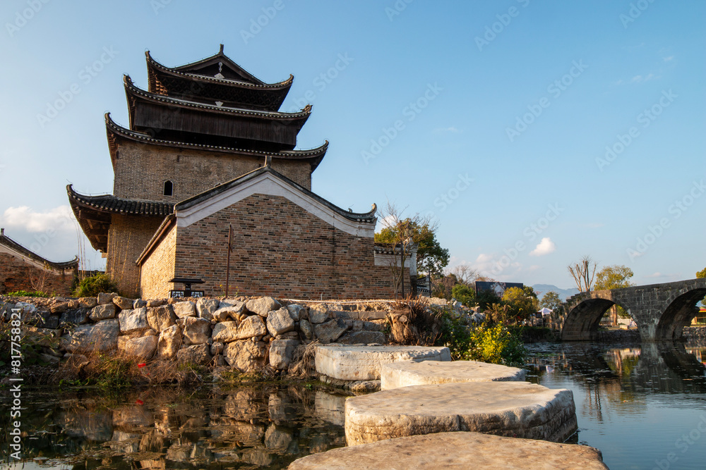 Fototapeta premium ancient village in china