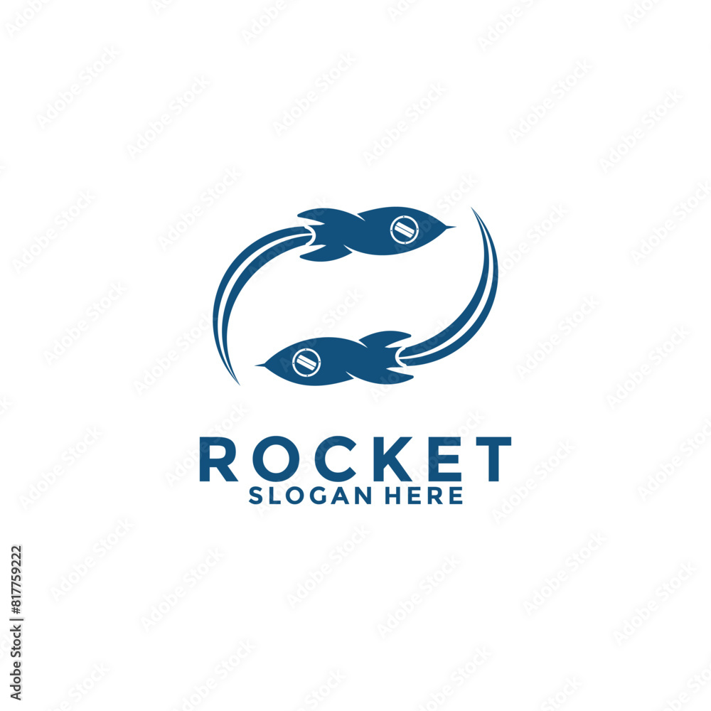 Rocket Logo icon vector template, Rocket Launch logo design inspiration Rocket Logo icon vector template, Rocket Launch logo design inspiration