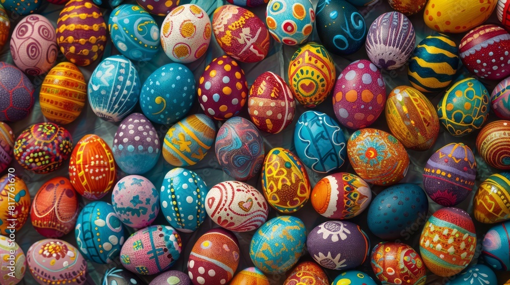 Colorful background of easter eggs collection, easter celebration. Colorful background of easter eggs collection, easter celebration.