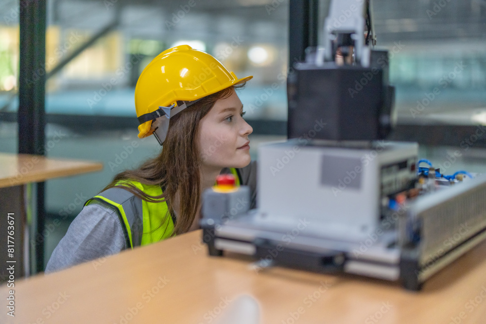 Trainees focus on robot arms, automation programs, and essential skills in the robotics academy. Trainees focus on robot arms, automation programs, and essential skills in the robotics academy.