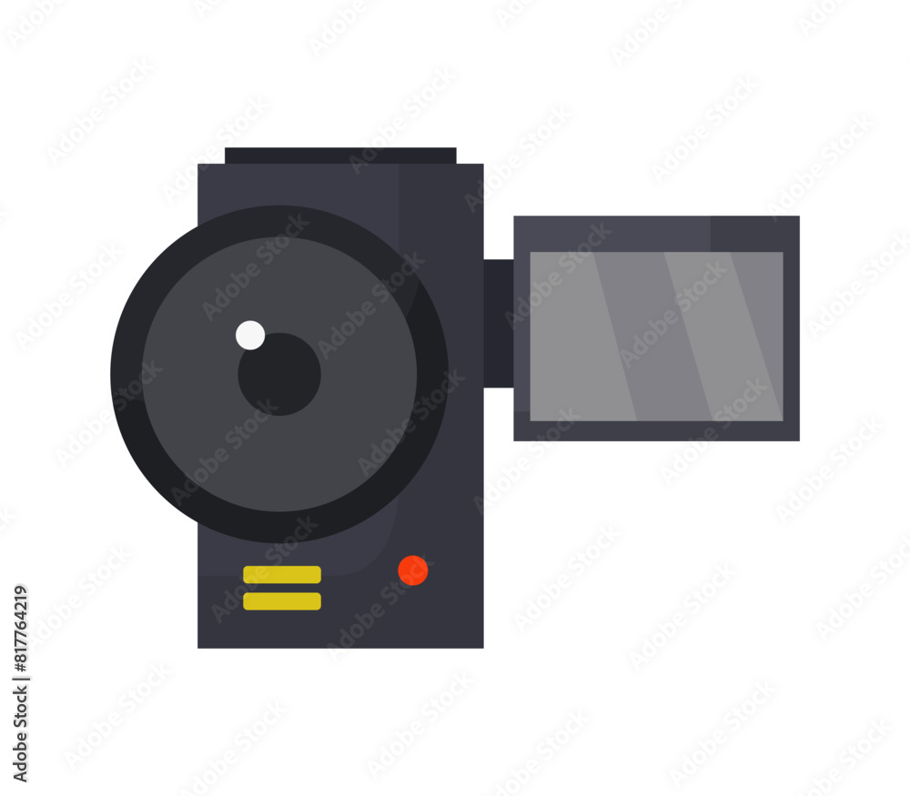 Illustration of a digital camera Illustration of a digital camera