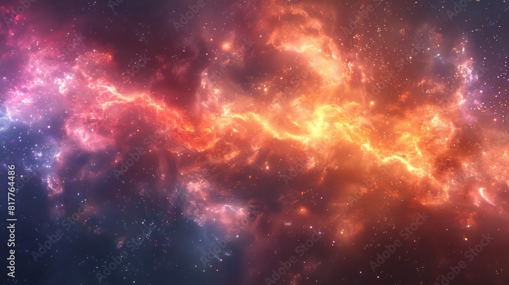colourful star scape galaxy background. colourful star scape galaxy background.