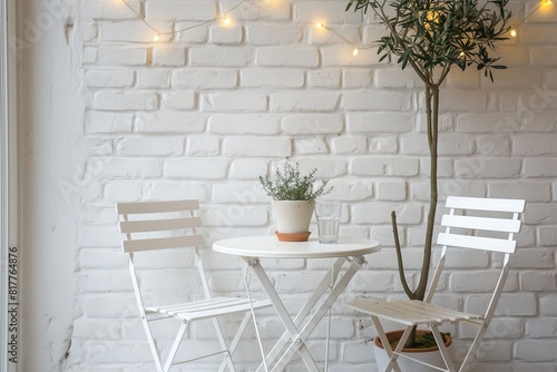 Fototapeta Naklejka Na Ścianę i Meble -  table and chairs in a cafe