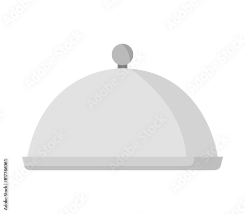 Digital illustration of a cloche cover on a plain white background