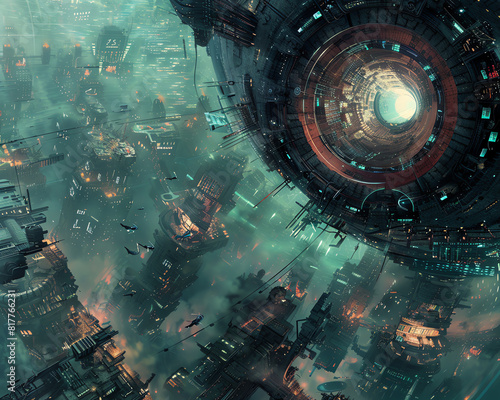 Dive into a surreal dreamscape where biomechanical structures fuse with the subconscious mind