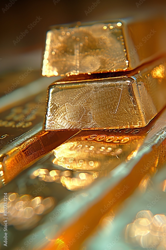 Gold bars stacked on top of regulatory compliance tools chart for monitoring essential indicators Gold bars stacked on top of regulatory compliance tools chart for monitoring essential indicators