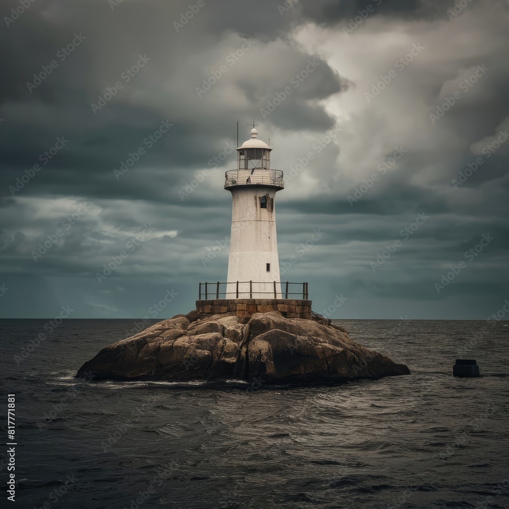Storm-Resistant Lighthouse on Cliffside Storm-Resistant Lighthouse on Cliffside