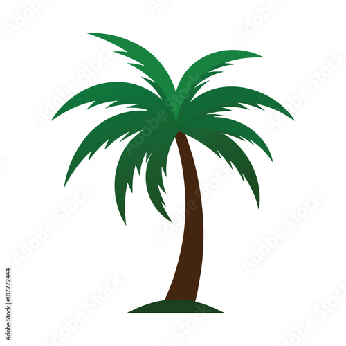 Palm Tree Vector Illustration Palm Tree Vector Logo Design 