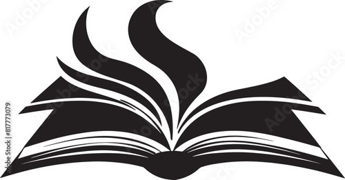 open book black icon 