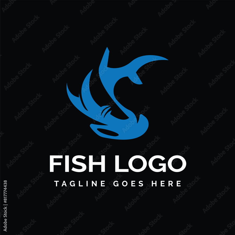 shark whale logo design icon shark whale logo design icon