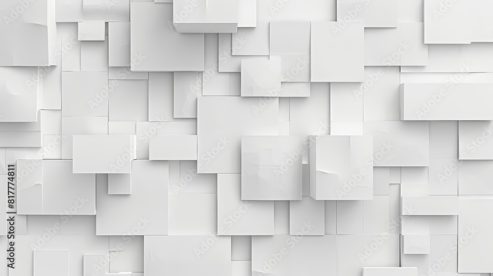 Background of white square pattern blends with light elegant dynamic abstract motifs for a sophisticated decor element, Sharpen 3d rendering background Background of white square pattern blends with light elegant dynamic abstract motifs for a sophisticated decor element, Sharpen 3d rendering background