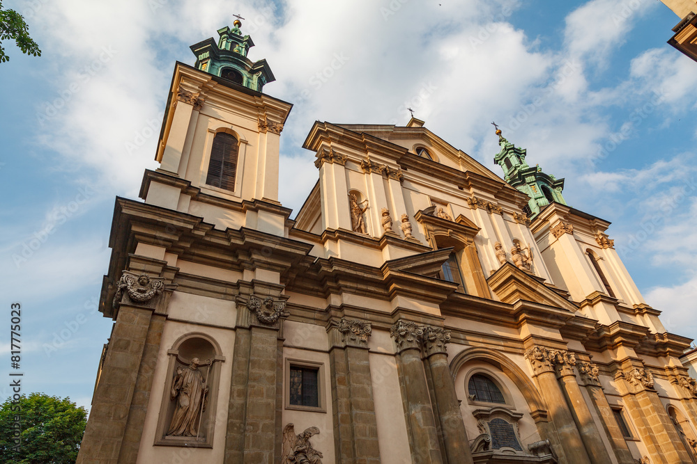 Church of St. Anne on St. Anne street, Old City, Krakow, Poland