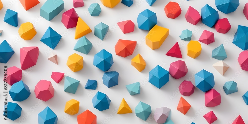Rotated abstract offset large white polygon geometrical quarter circle pattern background wallpaper banner flat lay top view Rotated abstract offset large white polygon geometrical quarter circle pattern background wallpaper banner flat lay top view