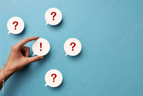 .People's questions to each other during a conversation.