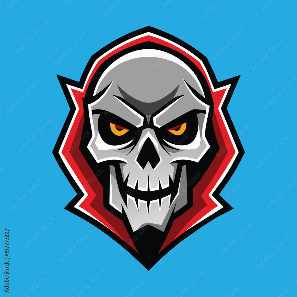 Skull Vector Skull Head Illustration Skull Mascot
