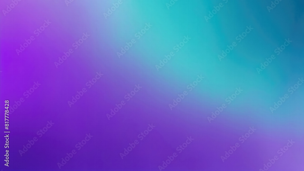 Abstract Purple turquoise color smooth blurred background