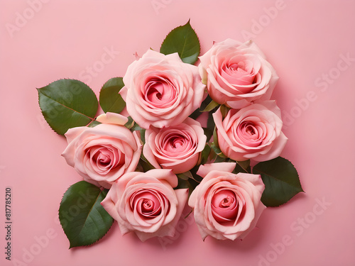 Bouquet of Pink Roses. A Breathtaking Collection of Pink Roses
