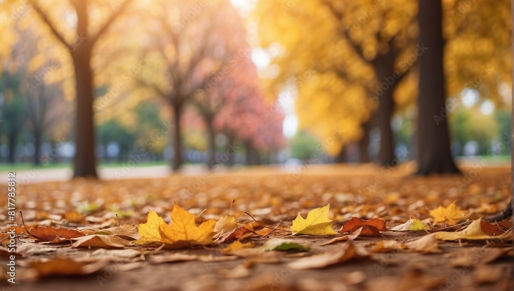 autumn leaves in the park autumn leaves in the park