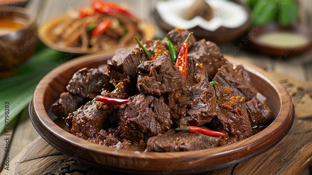 Daging Kelem is a Traditional Food from Central Java, Indonesia, Made from Beef Spices Generative AI Daging Kelem is a Traditional Food from Central Java, Indonesia, Made from Beef Spices Generative AI