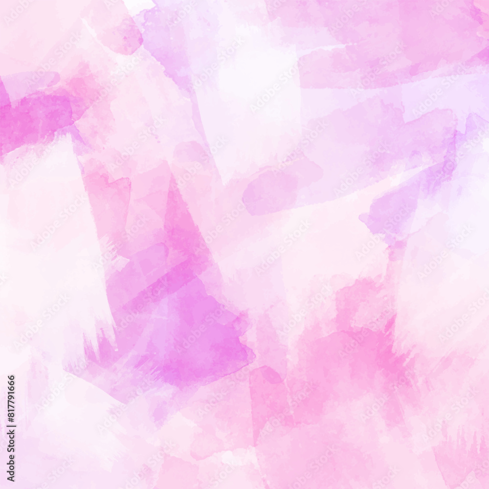 Fototapeta premium Hand painted pink watercolour texture background