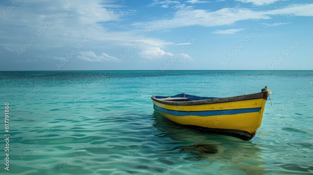 Sailing boat in the sea 